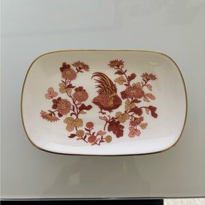 Wedgwood Bone China candy/trinket dish—Golden Cockerel